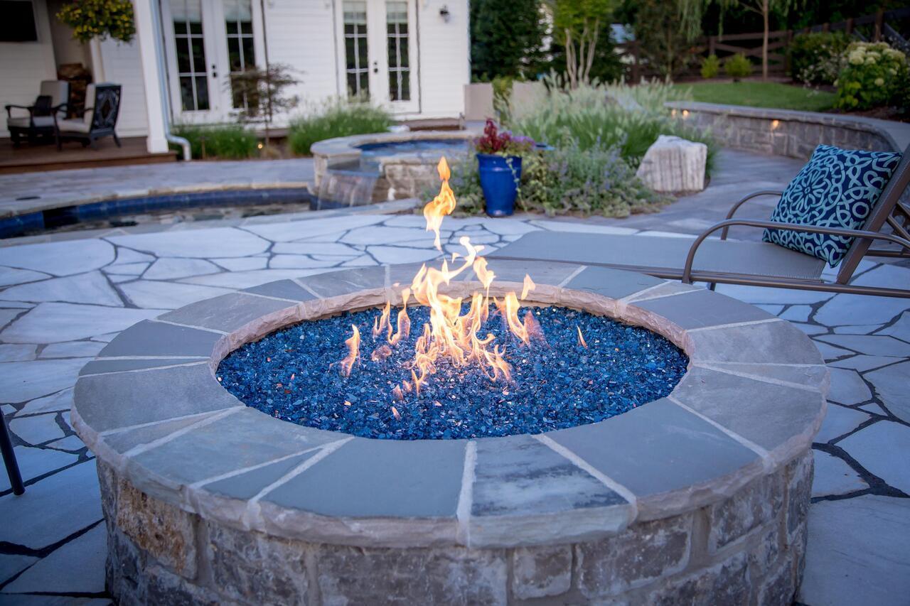 Custom Fire Features | Luxury Landscaping Nashville | Milosi